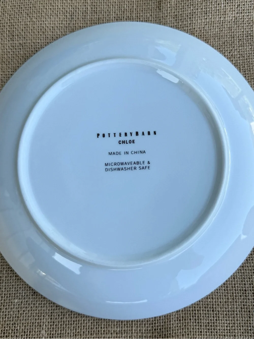 Pottery Barn Red and White Polka Dot Chloe Salad Plate